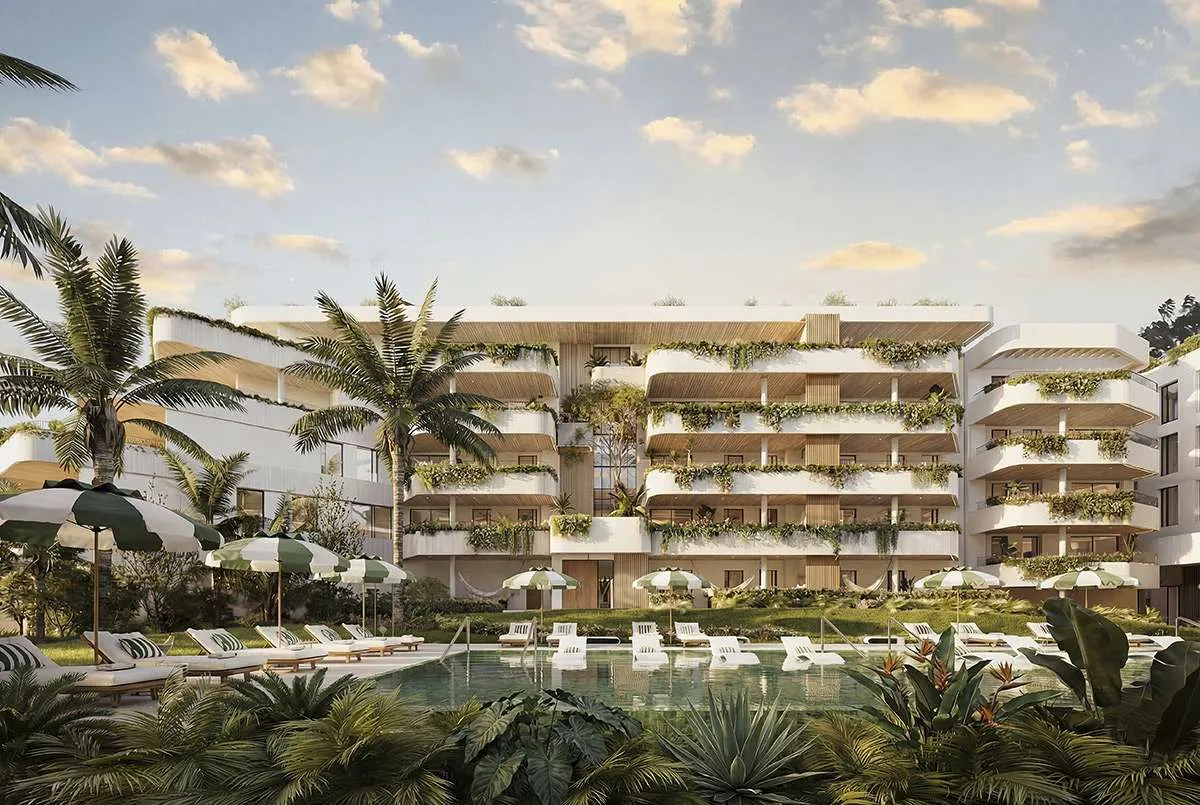 Imagen de una promoción de apartamentos